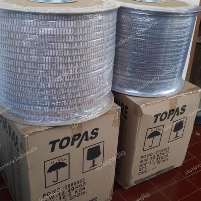 

Ring Kawat Jilid 1in 2:1 Roll Spool Spiral TOPAS O-Binding Wire 1