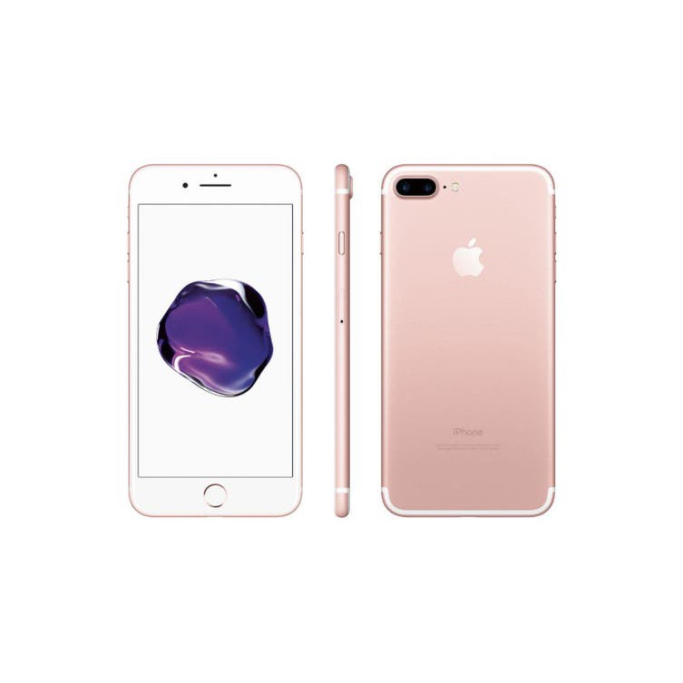iPhone 7Plus 32GB All Sim Silent Fullset Original Second Like New Mulus100% 3utools All Green (Garansi 1 Tahun)-rose