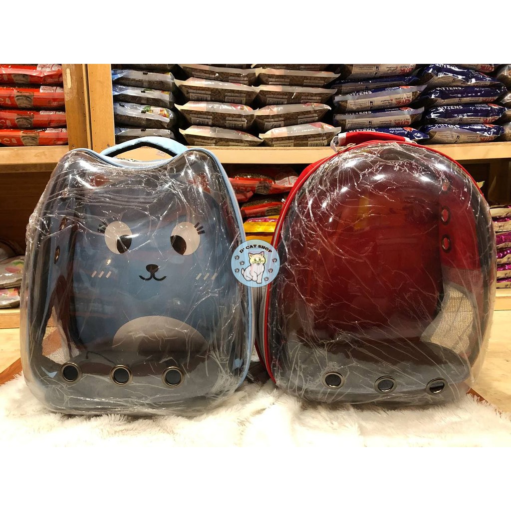 Tas Astronot Kucing dan Anjing | Tas Transparan | Tas Anjing Kucing Murah