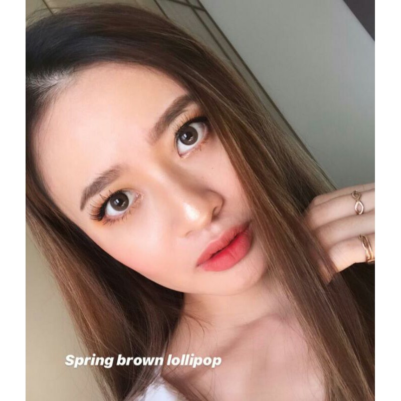 Spring brown lollipop