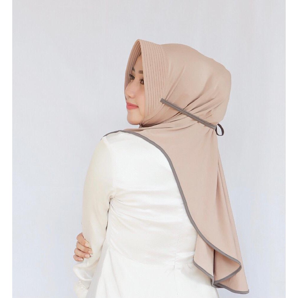 Promo !! produk terbaru Hijab Instan bergo ped combinasi