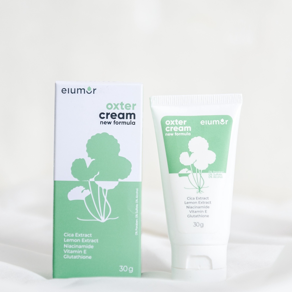 ELUMOR OXTER Cream Original PEMUTIH KETIAK SELANGKANGAN DAN LIPATAN TUBUH STRETCH MARK