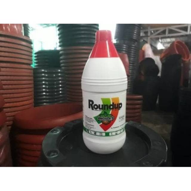 Pembasmi rumput &amp; alang2 ROUND UP 486 SL herbisida 1 liter - ROUND UP 1 LITER