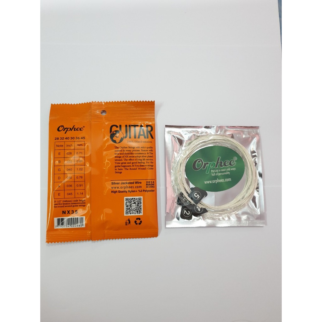 Senar Nylon untuk Gitar Classic Merk Orphee Normal Tension dan Hard Tension Murah Jakarta