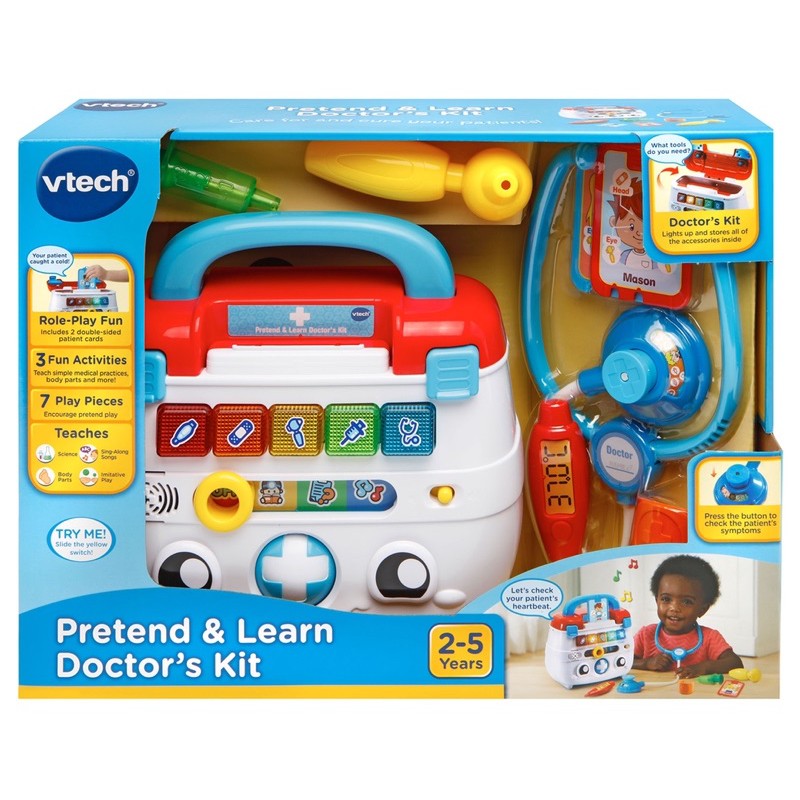 Vtech Pretend and Discover Doctors Kit | Mainan Doctor Dokter