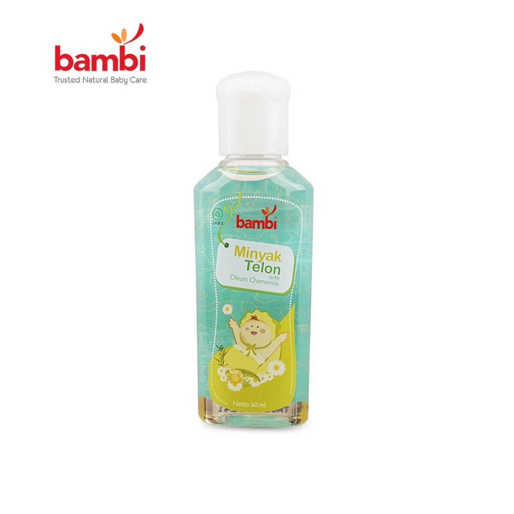 Bambi Minyak Telon with Oleum Chamomile 60mL | Baby Oil