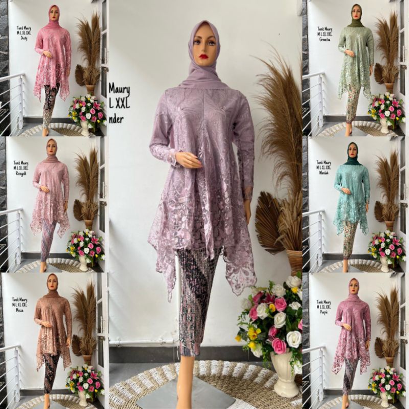 READY TUNIK MAURY // KEBAYA MODERN // BAJU PESTA // BAJU WISUDA // By Jannah Kebaya