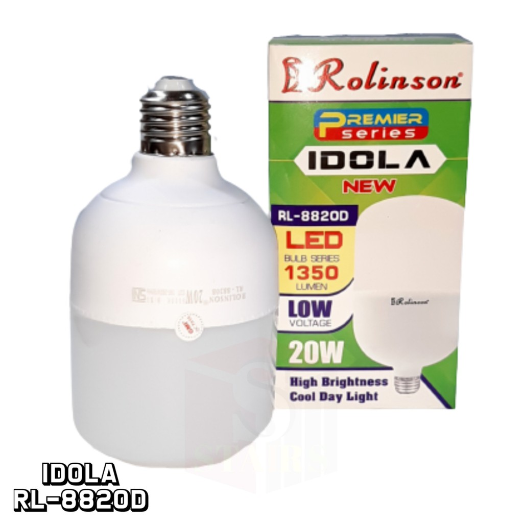 Bohlam LED Rolinson Super Terang 20 Watt Cahaya Putih Hemat Energy RL-8820D