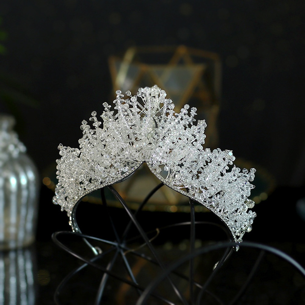 Mahkota Berlian Imitasi Gaya Eropa Dan Amerika Untuk Pengantin