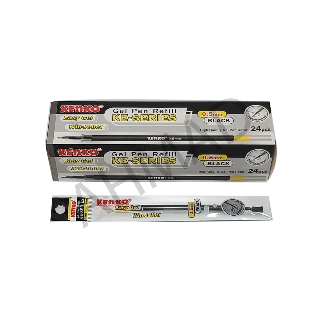 

Refill KE-series pen gel kenko 0,5 mm ( HITAM ) - PCS