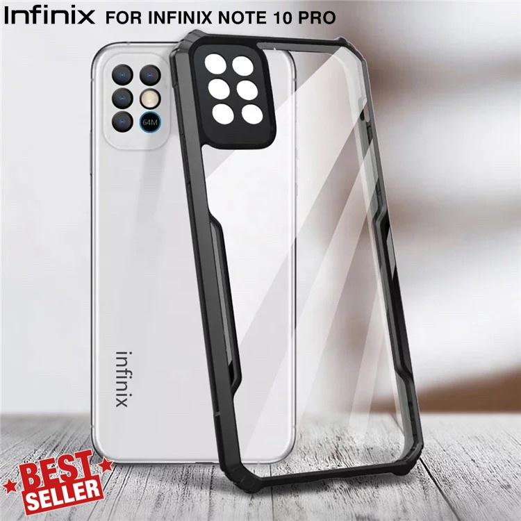 Infinix Note 10 Pro Beatle series bumper transparan soft case cover clear infinix note 10 pro
