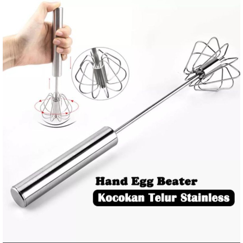 Alat Kocok Telur Manual Otomatis / Hand Mixer Manual Kocokan Telur