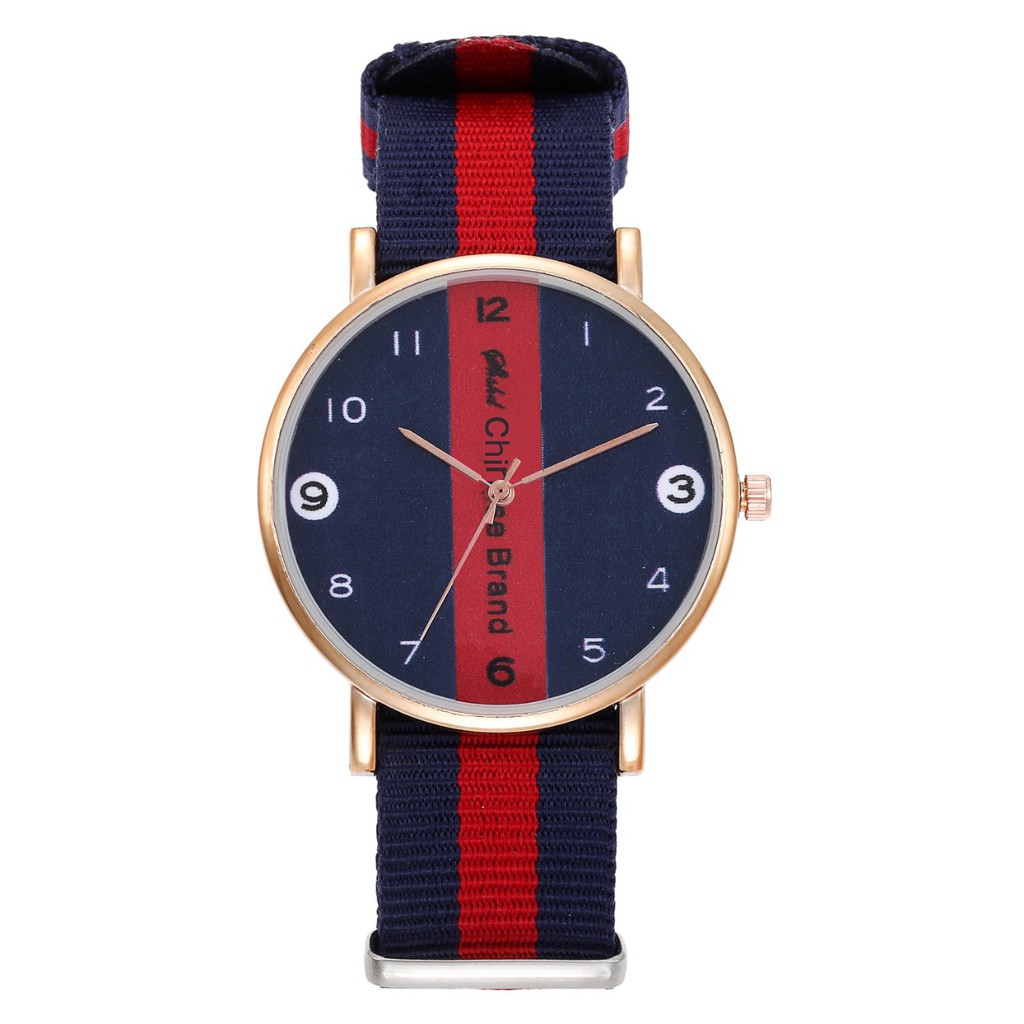 Grosir - J542 Jam Tangan Wanita 3 Warna Tali Kanvas/Jam Tangan Fashion/Jam Tangan Analog / Arloji