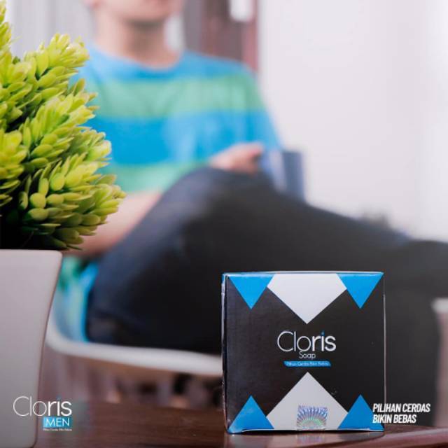 Sabun ClORIS MEN , Sabun Wajah Pria , Sabun muka pria jerawat, CLORIS SOAP