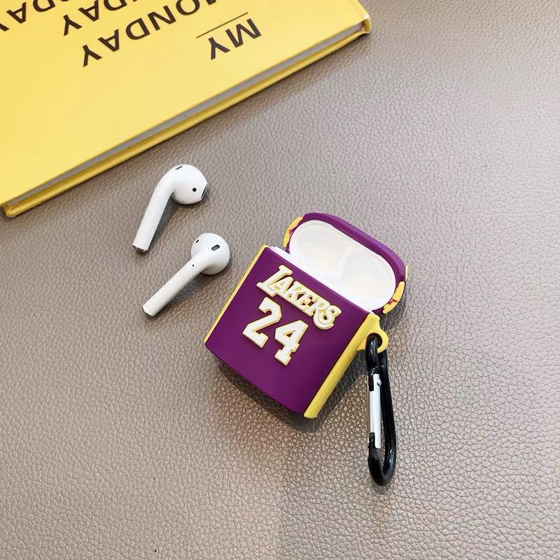 (COD) COD Case Airpods 2 3D Premium Gen 1 Lucu Karakter Inpods 12 Polos Hitam i12 Boba Minnie Toothless Minion-Lakers Ungu