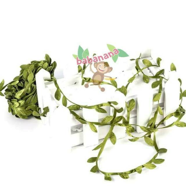 Green Artificial Leaf Vine Wedding Plant Bunga Palsu Decoration