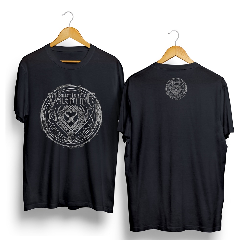 KAOS PRIA BULLET FOR MY VALENTINE - KAOS MUSIC ORIGINAL - KAOS DISTRO TERBARU