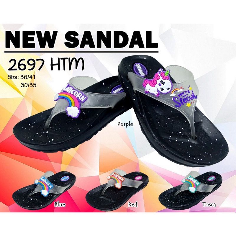 obral cuci gudang sandal jepit anak -8th