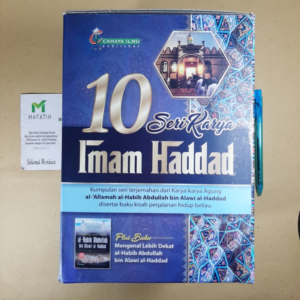 Paket Buku 10 Seri Karya Imam Haddad - al-Habib Abdullah bin Alawi al-Hadad - Penerbit Cahaya Ilmu