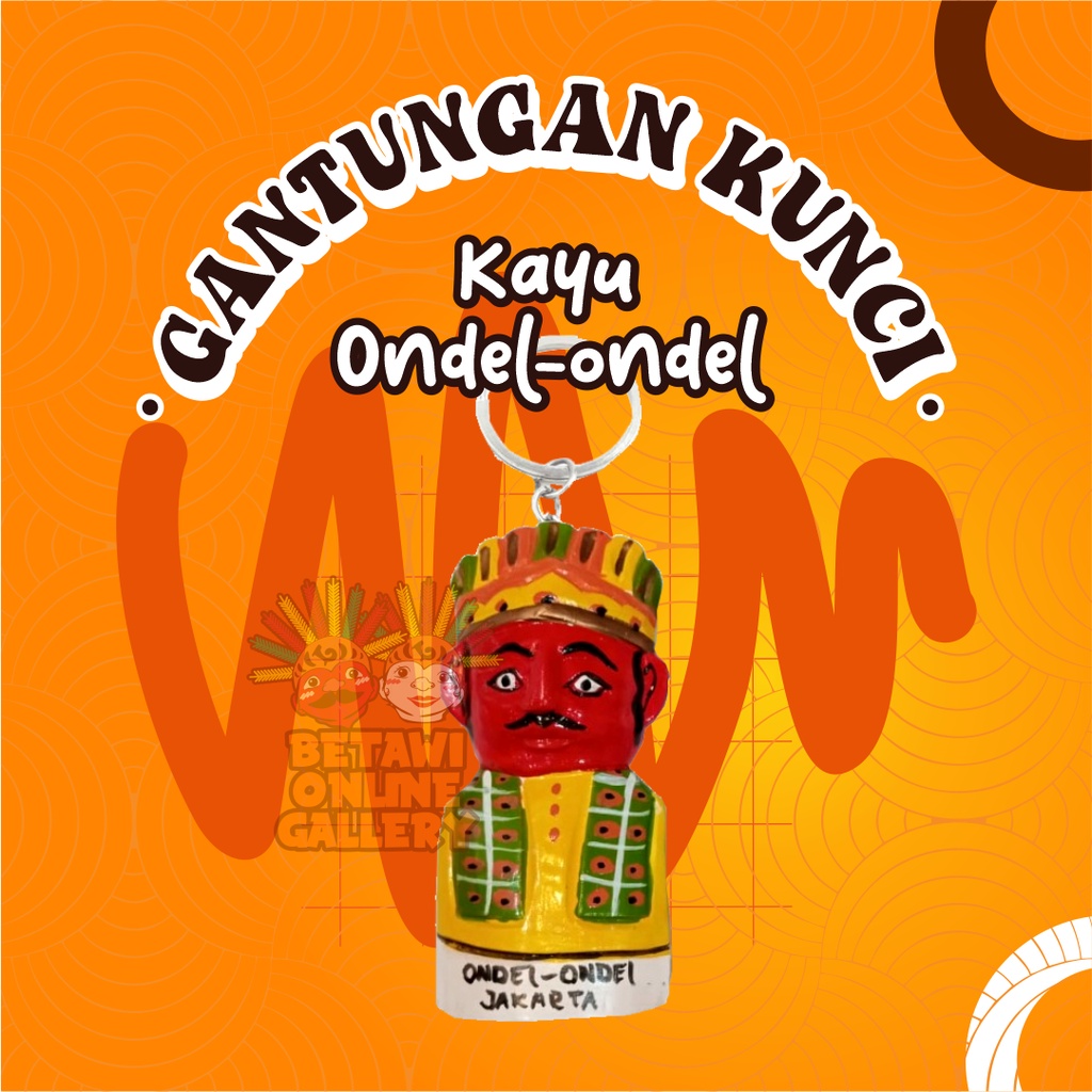 Gantungan Kunci Ondel Ondel [SATUAN]