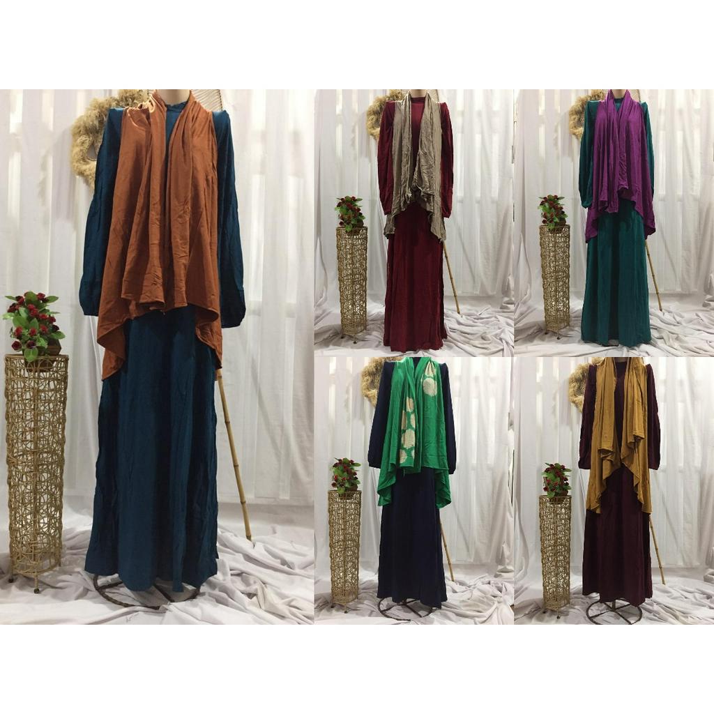 Abaya Kaos Dannis Ori Murah SALE Size XS,S,M,L,XL