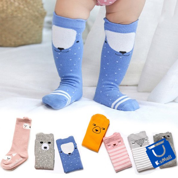 Kaos Kaki Panjang Anak Anti Slip Bermotif Karakter Binatang