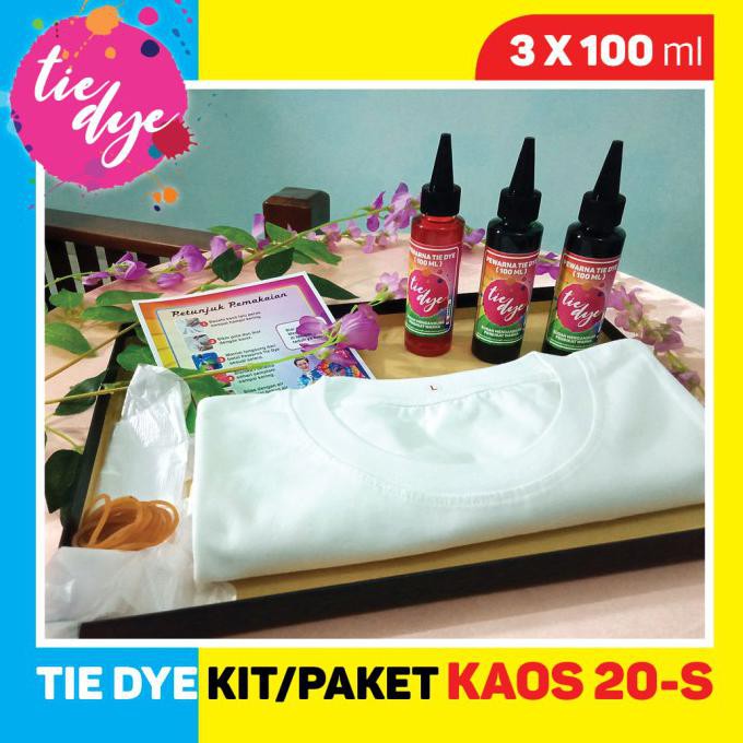 

COD TIE DYE KIT / PEWARNA TIE DYE PAKET / PEWARNA 100 ML CAIR PERALATAN MELUKIS ART SET MENGGAMBAR