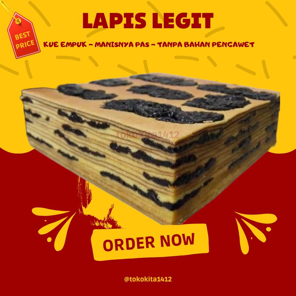 

Kue Lapis Legit Plum Full Atas Dalam Wisman Super 20 x 20 Halal