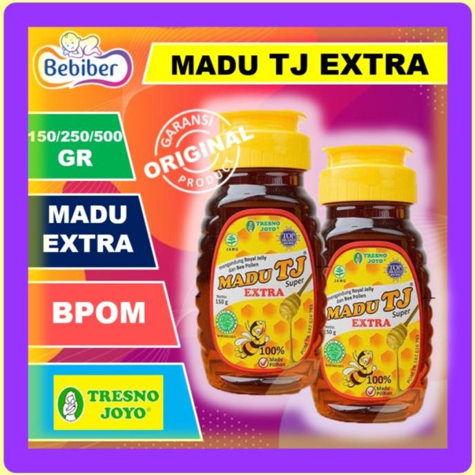 

Promo Awal tahun Madu TJ Super EXTRA 500gr / Madu Tresnojoyo / Madu Extra / BEBIBER Promo Awal tahun
