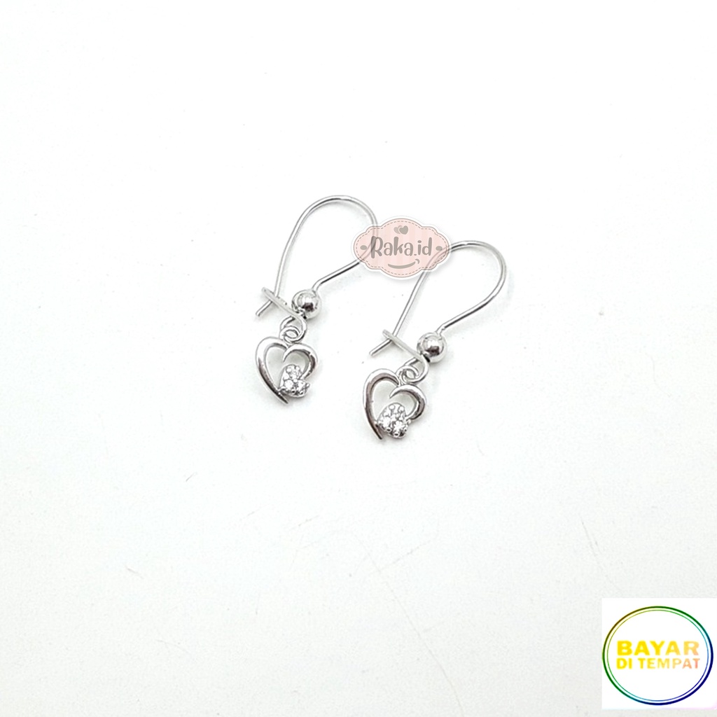 Anting Clip / Klip Motif Love Ring Perhiasan Aksesoris Wanita 1064