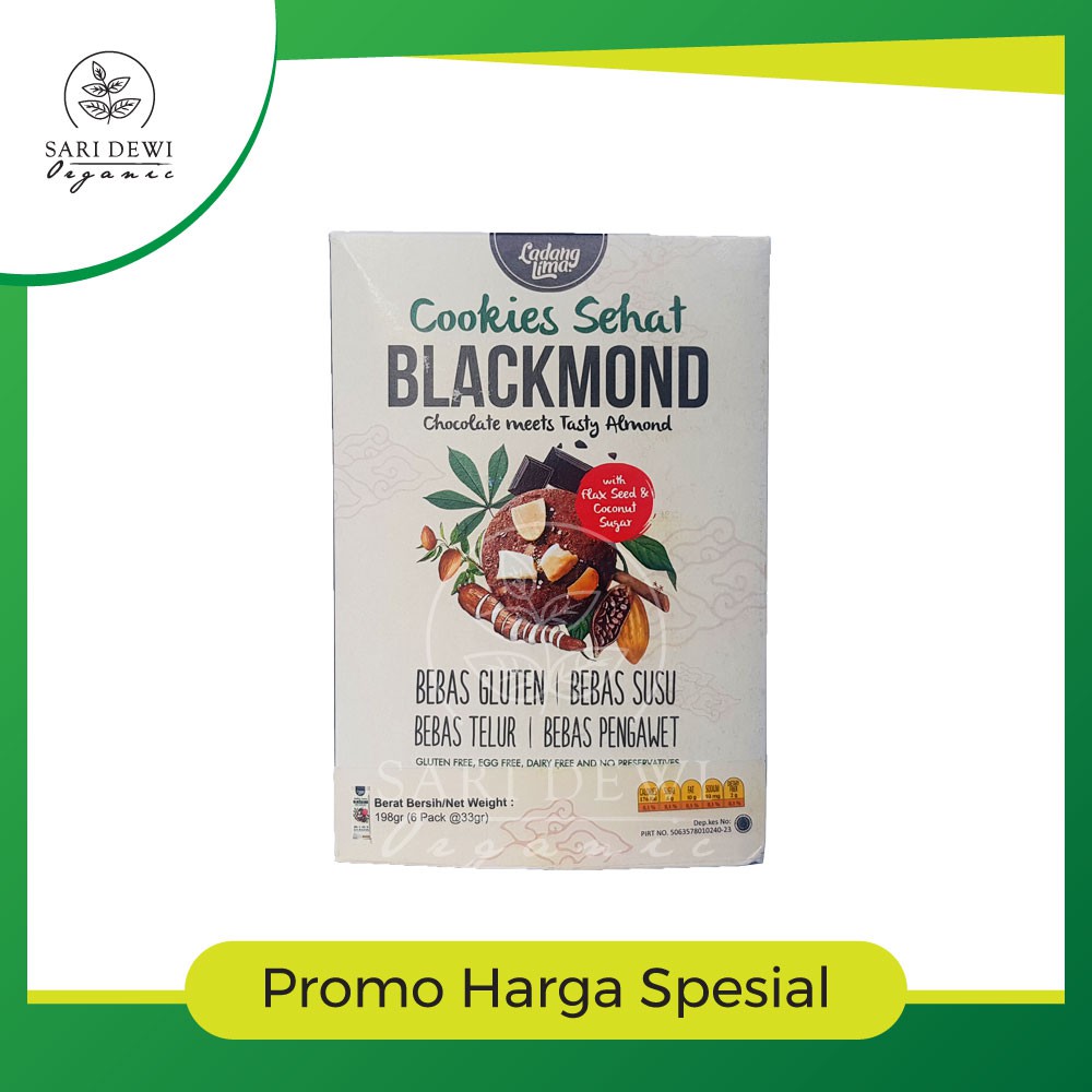 

LADANG LIMA BLACKMOND COOKIES SACHET 180 GR