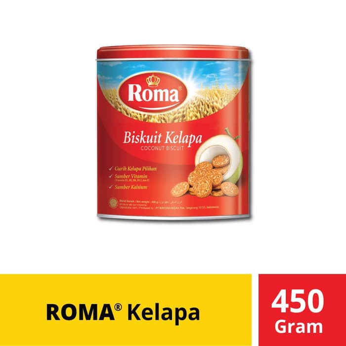 

KUE LEBARAN ROMA KELAPA KALENG BULAT MAKANAN RINGAN SNACK KUE KERING HAMPERS PARCEL IDUL FITRI MURAH