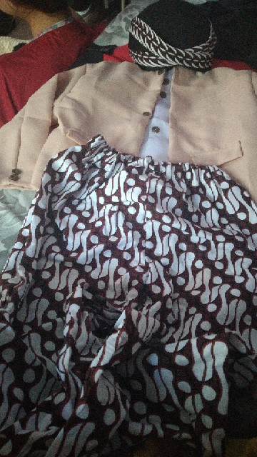 Beskap Sikepan Anak / Beskap Hewes Anak / Beskap+celana Batik Putih+blangkon Samurai / Beskap Balita