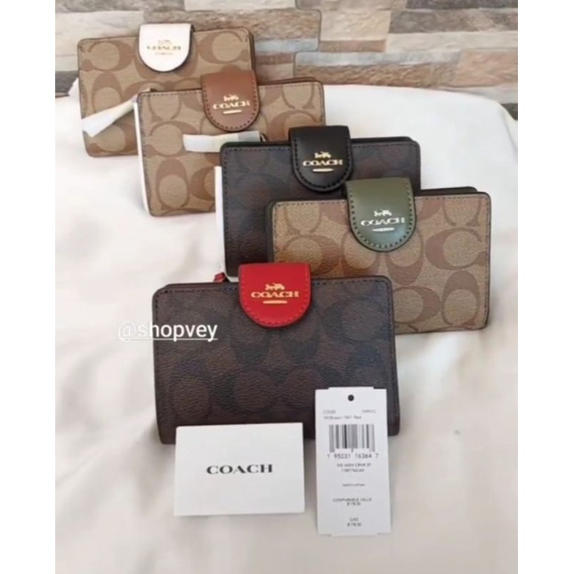 Dompet Coach Original Authentic Asli