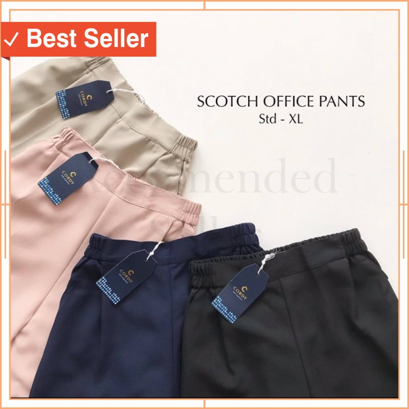 NEW CELANA WANITA MURAH MODEL TERBARU 2020 CC132-CC414 SCOTCH OFFICE PANTS
