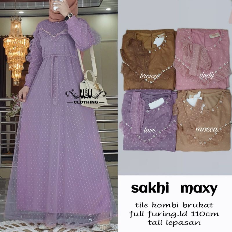 SHAKY MAXY DRESS ORIGINAL PRODUK BY W&amp;W