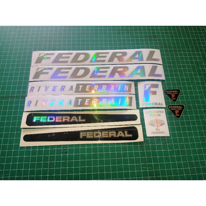 stiker sepeda federal Rivera terrain hologram