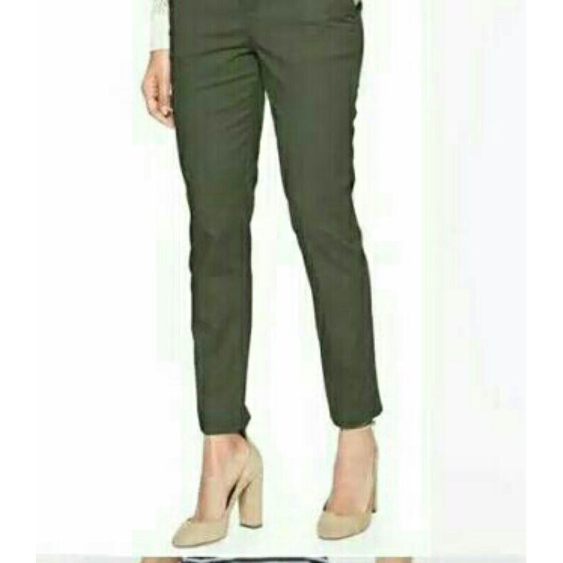 2105 ( Size 00- 10 ) Celana Wanita GAP Khakis In Twill Pants Original Branded