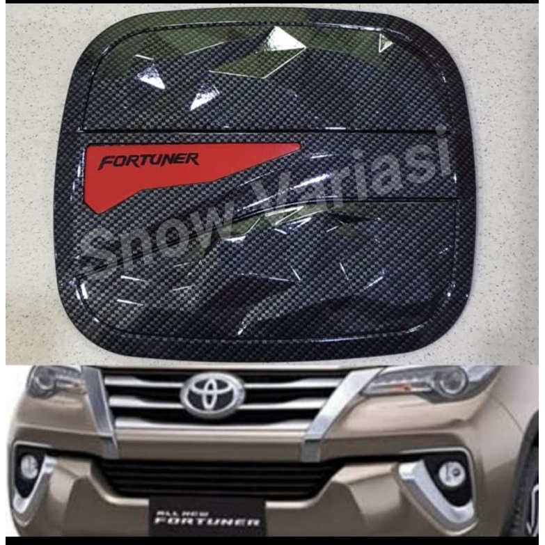 Tank cover carbon All new Fortuner 2016