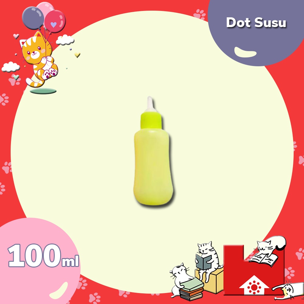 Botol Dot Susu Kucing &amp; Anjing 100ml Free Sikat Plastik