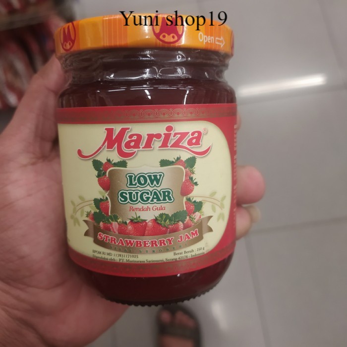 

selai rendah gula - mariza strawbery