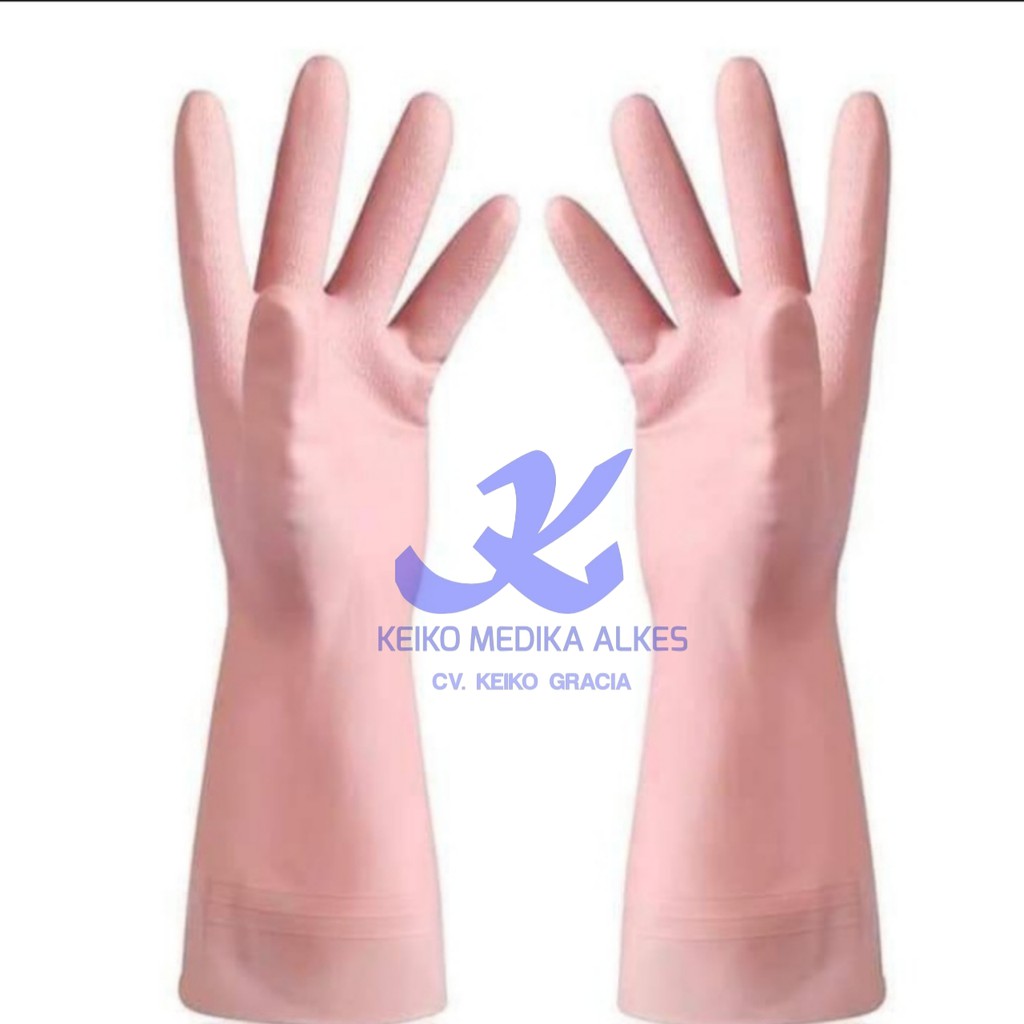 Kenmaster Sarung Tangan Cuci Piring keiko medika alkes jambi