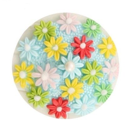 3D Silicon Mold Fondant Cake Decoration - Daisy Bunch