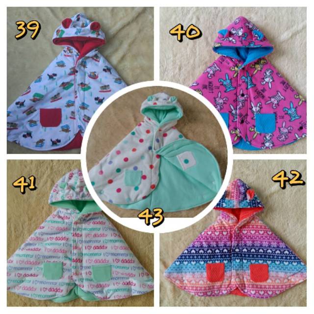 Babycape Selimut Jaket Bayi Multifungsi Baby Cape Mantel Motif Seri 39 sd 81