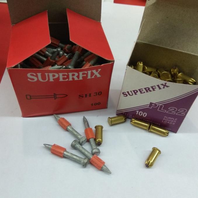 

Paku Ramset Set Plus Mesiu 100Pc Superfix
