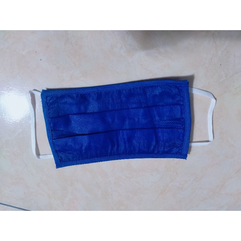 masker hijab  warna  biru 2 play premium