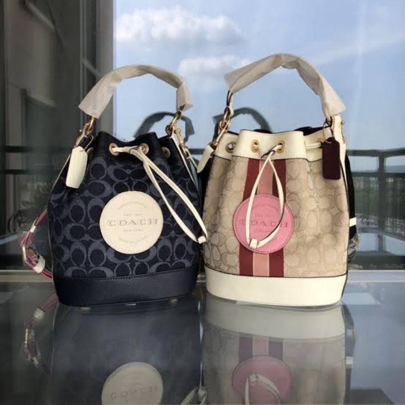 coach dempsey bucket original bag tas asli