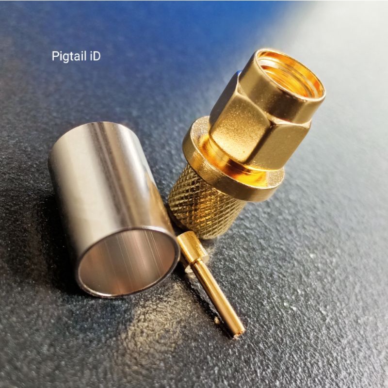 Connector sma male RG6, Konektor RG-6 rp sma male, Konektor Modem Orbit