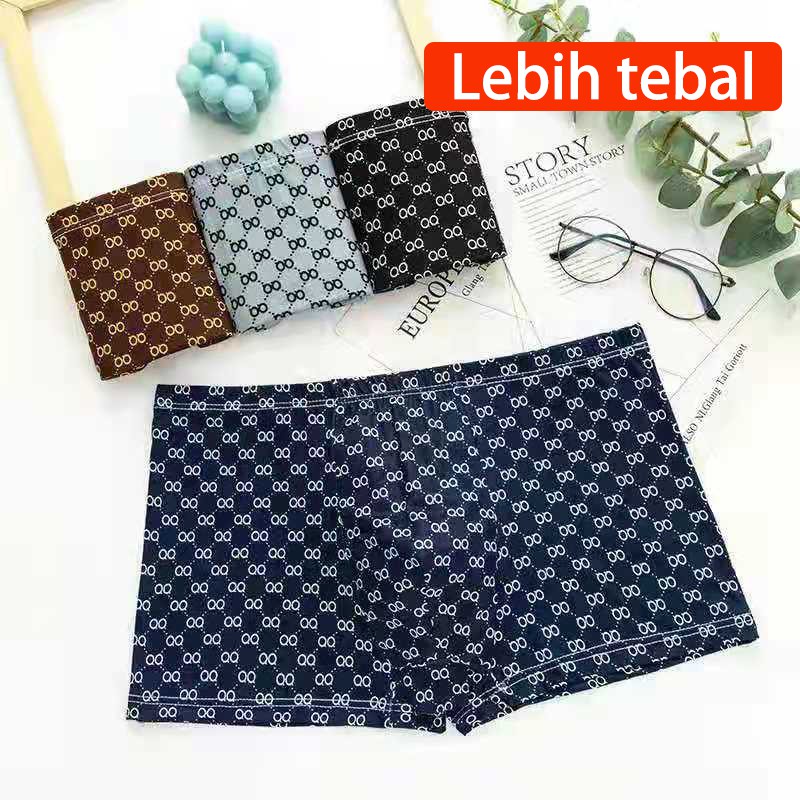 CELANA DALAM PRIA DEWASA BOXER SPORT HIGH QUALITY PREMIUM [1pcs/Eceran] cd pria sempak pakaian-B2