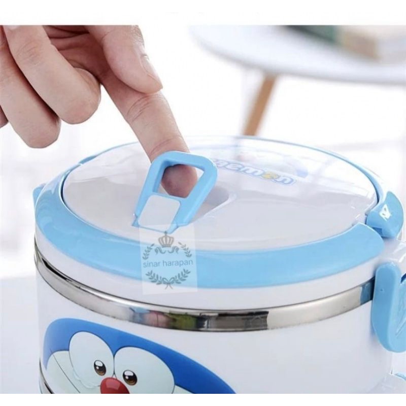 Kotak makan multi-lapisan stainless